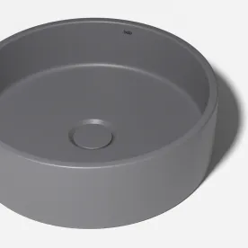 Cuba de Banheiro Concreto Apoio Redonda 35 cm (Oso Cenere) Produto Cuba de Banheiro Concreto Apoio Redonda 35 cm (Oso Cenere)