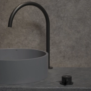 Cuba de Banheiro Concreto Apoio Redonda 35 cm (Oso Cenere)