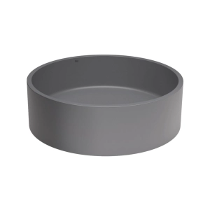 Cuba de Banheiro Concreto Apoio Redonda 35 cm (Oso Cenere)