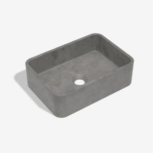 Cuba de Banheiro Concreto Apoio Retangular 40 cm (Moran Cemento)