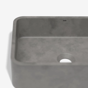 Cuba de Banheiro Concreto Apoio Retangular 40 cm (Moran Cemento)