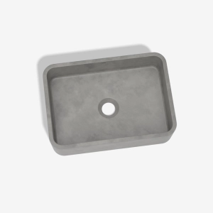 Cuba de Banheiro Concreto Apoio Retangular 40 cm (Moran Cemento)