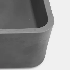 Produto Cuba de Banheiro Concreto Apoio Retangular 40 cm (Moran Cemento)