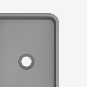 Cuba de Banheiro Concreto Apoio Retangular 40 cm (Moran Cenere)