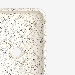 Cuba de Banheiro Concreto Apoio Retangular 40 cm (Moran Granilite Opala)