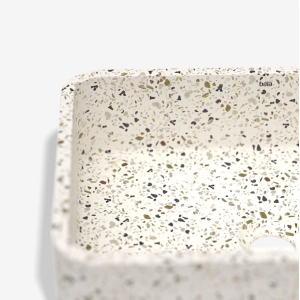 Cuba de Banheiro Concreto Apoio Retangular 40 cm (Moran Granilite Opala)