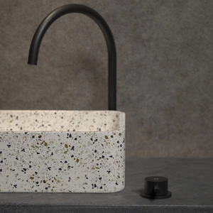 Cuba de Banheiro Concreto Apoio Retangular 40 cm (Moran Granilite Opala)