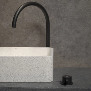 Cuba de Banheiro Concreto Apoio Retangular 40 cm (Moran Granilite Polar)