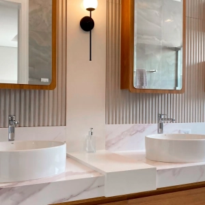 Cuba de Banheiro Lou&ccedil;a Apoio Oval 50 cm (Spezia Branca)