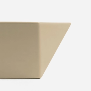 Cuba de Banheiro Lou&ccedil;a Apoio Quadrada 36 cm (Nimes Mocha)