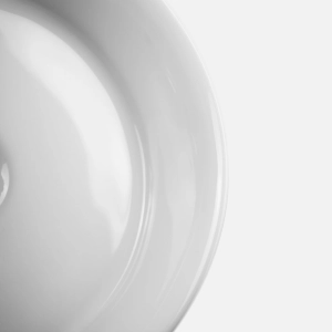 Cuba de Banheiro Louça Apoio Redonda 31 cm (Zara Branca)