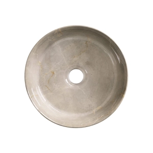 Cuba de Banheiro Lou&ccedil;a Apoio Redonda 31 cm (Zara M&aacute;rmore Bronze Armani)