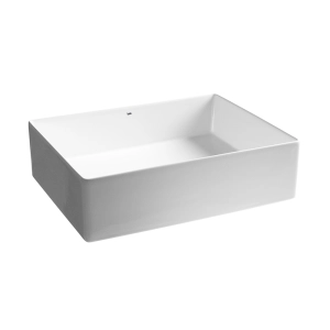 Cuba de Banheiro Louça Apoio Retangular 47 cm (Mafra Branca)