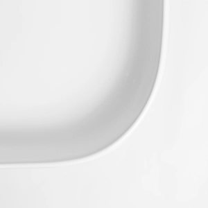 Cuba de Banheiro Louça Apoio Retangular 58 cm (Trento Branca)