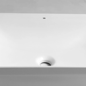 Cuba de Banheiro Louça Sobrepor Retangular 60 cm (Madri Branca)