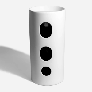 Cuba de Banheiro Lou&ccedil;a Piso Redonda com Mesa 41 cm (Toledo Branca)