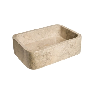 Cuba de Banheiro M&aacute;rmore Army Polido Apoio Retangular 50 cm (Muna)