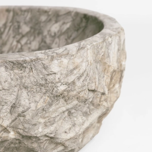 Cuba de Banheiro Mármore Army Rústica Apoio até 45 cm (Jakarta)