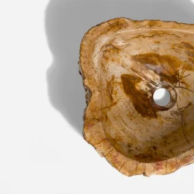 Cuba de Banheiro Madeira Petrificada Natural Apoio até 40 cm (Kayu) Produto Cuba de Banheiro Madeira Petrificada Natural Apoio até 40 cm (Kayu)
