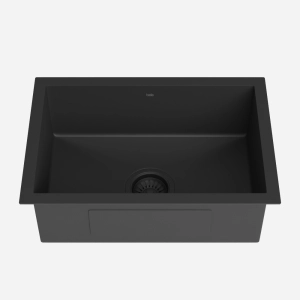 Cuba de Cozinha Inox Retangular 50x34 cm (Hirata Preta Fosca)