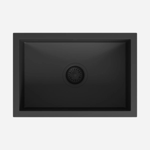 Cuba de Cozinha Inox Retangular 50x34 cm (Hirata Preta Fosca)