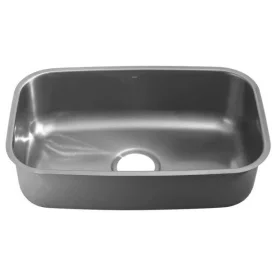 Cuba de Cozinha Inox Retangular 59x37 cm (Miura Grafite Fosca) - Outlet Produto Cuba de Cozinha Inox Retangular 59x37 cm (Miura Grafite Fosca) - Outlet
