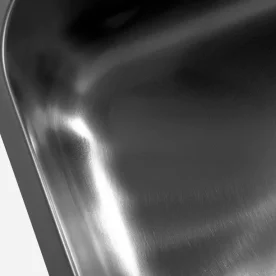 Cuba de Cozinha Inox Retangular 59x37 cm (Miura Grafite Fosca) - Outlet Produto Cuba de Cozinha Inox Retangular 59x37 cm (Miura Grafite Fosca) - Outlet