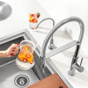 Cuba Dupla de Cozinha Inox Retangular 73x50 cm (Kai Escovada)