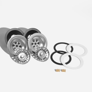 Cuba Dupla de Cozinha Inox Retangular 73x50 cm (Kai Escovada)