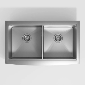 Cuba Dupla Fazenda Workstation de Cozinha Inox 84x50 cm (Ise Escovada)