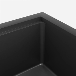 Cuba Dupla Fazenda Workstation de Cozinha Inox 84x50 cm (Ise Grafite Fosca)