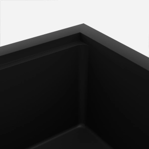 Cuba Dupla Fazenda Workstation de Cozinha Inox 84x50 cm (Ise Preta Fosca)