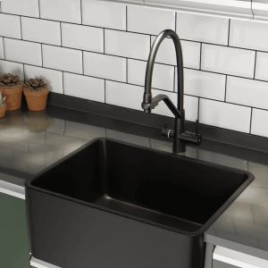 Cuba Fazenda de Cozinha Louça Retangular 61x46 cm (Lucca Preta)