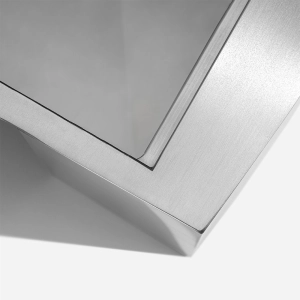 Cuba Fazenda Workstation de Cozinha Inox 84x53 cm (Narita Escovada)