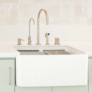 Cuba Fazenda Workstation de Cozinha Lou&ccedil;a 61x46 cm (Asti Branca)