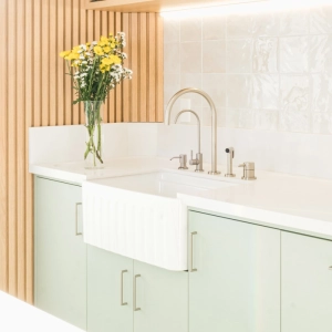 Cuba Fazenda Workstation de Cozinha Lou&ccedil;a 61x46 cm (Asti Branca)