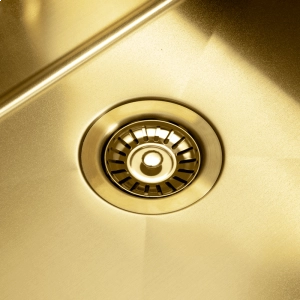 Cuba Workstation de Cozinha Inox 54x41 cm (Kyoto Dourada Fosca)