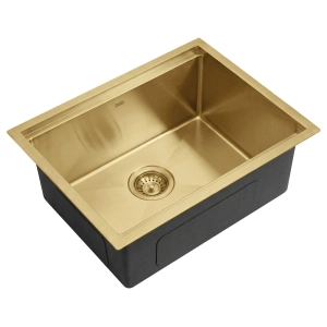 Cuba Workstation de Cozinha Inox 54x41 cm (Kyoto Ouro Fosca)