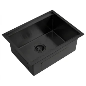 Cuba Workstation de Cozinha Inox 54x41 cm (Kyoto Preta Fosca)