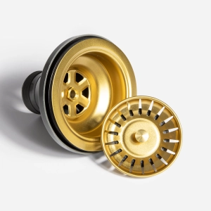 Cuba Workstation de Cozinha Inox 78x41 cm (Osaka Dourada Fosca)