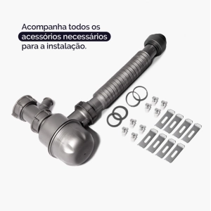 Cuba Workstation de Cozinha Inox 78x41 cm (Osaka Dourada Fosca)