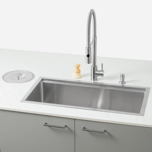 Cuba Workstation de Cozinha Inox 78x41 cm (Osaka Escovada)