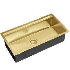 Cuba Workstation de Cozinha Inox 78x41 cm (Osaka Ouro Fosca) - Outlet Produto Cuba Workstation de Cozinha Inox 78x41 cm (Osaka Ouro Fosca) - Outlet