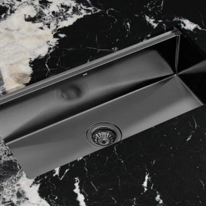 Cuba Workstation de Cozinha Inox 78x41 cm (Osaka Grafite Fosca)