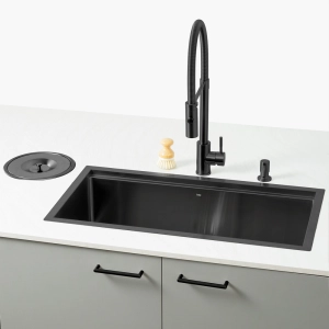 Cuba Workstation de Cozinha Inox 78x41 cm (Osaka Grafite Fosca)