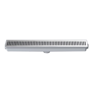 Ralo Linear Sequencial com Grelha 7x52 cm (Cromado)