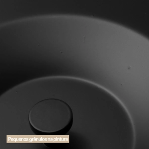 Lixeira Embutida de Cozinha Inox Redonda 5 Litros (Preta Fosca) - Outlet