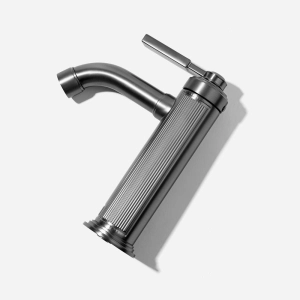 Torneira Monocomando Retrô Baixa para Banheiro (Morin Grafite Fosca) - Outlet Produto Torneira Monocomando Retrô Baixa para Banheiro (Morin Grafite Fosca) - Outlet