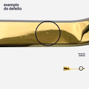 Papeleira (Mondrian Dourado) - Outlet