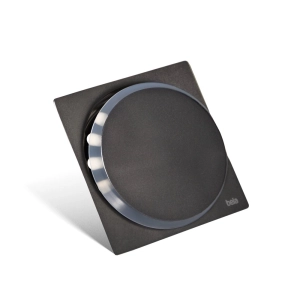 Ralo Click Inteligente de Banheiro 10x10 cm (Inox Grafite Fosco)